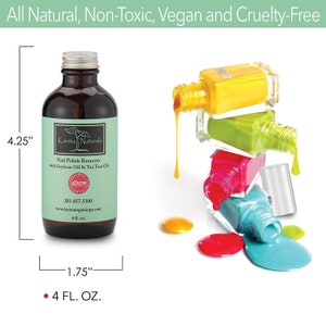 Karma Organic Nagellacksborttagare – Formula med tea tree-olja och sojabönsolja bild 5