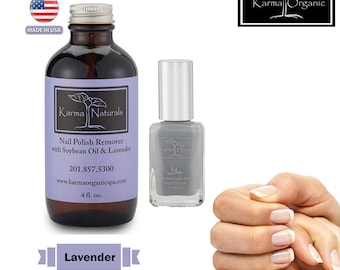 Soybean Lavender Nail Polish Remover - Vegan, Acetone-Free
