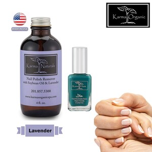 Soybean Lavender Nail Polish Remover - Acetone free with Amazing Halal Certified Nail Polish(Truly Breathable Vegan & Cruelty Free)