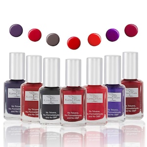 Karma Nail Polish Special Bundle – Nail Polish Base Coat Set - NonToxic Nail Art | Vegan and Cruelty-Free Nail Paint (Pack of 7)