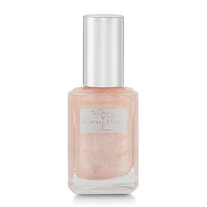 Karma Organic Natural Nail Polish Nontoxic Nail Art Vegan and Cruelty Free Nail Paint (CHAMPAGNE AND PEARLS)