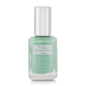Karma Organic Natural Nail Polish-Non-Toxic Nail Art, Vegan and Cruelty-Free Nail Paint (SEA GLASS)