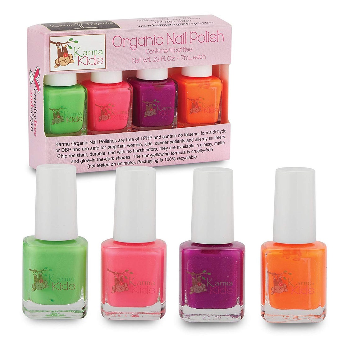 Karma Kids Nail Polish Box Set Natural Safe Nail Polish for Etsy