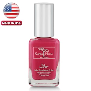 Karma Organic Halal Certified Nail Polish- Truly Breathable Cruelty Free and Vegan - Oxygen Permeable Wudu Friendly Nail Enamel (AYSHAH)