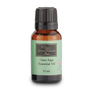 Karma organic Clary sage Essential Oil 100% Pure and Natural Therapeutic Grade- Good for Aromatherapy (15 Ml)