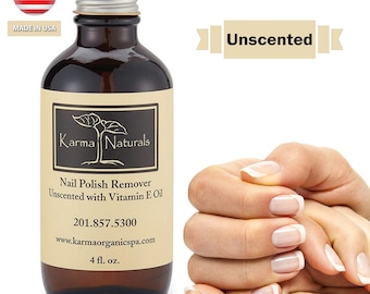 Naturalny zmywacz do paznokci – bezzapachowy, wegański, wzmacniający (4 uncje płynu)