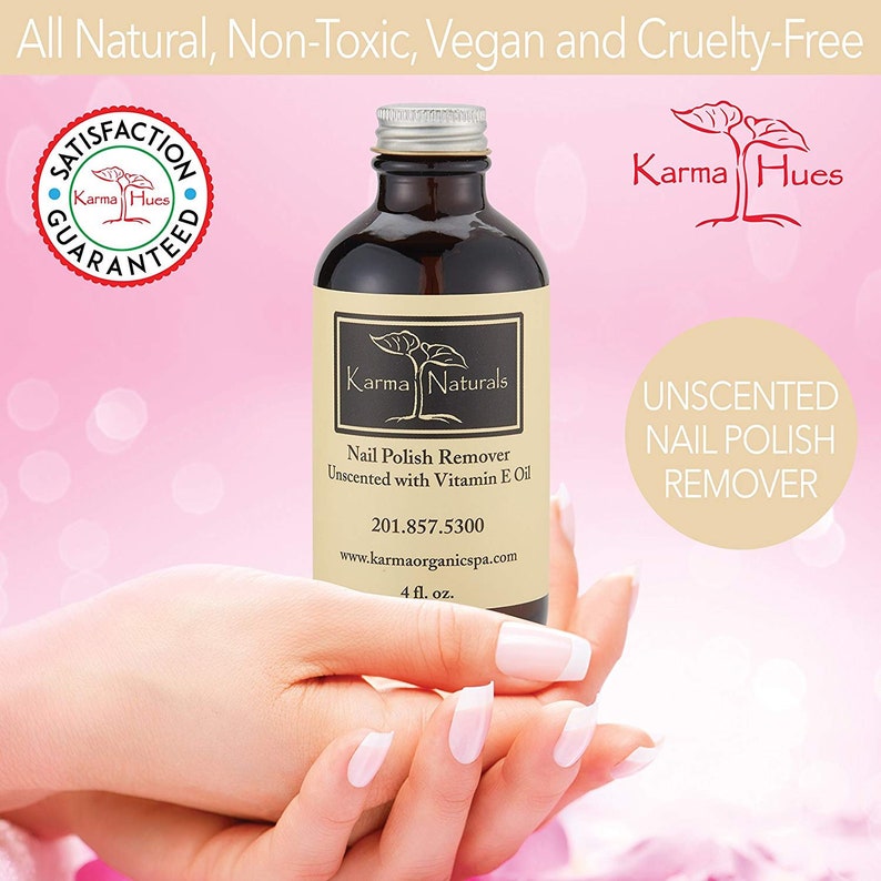 Karma Organic Natural Nail Polish Remover Unscented Non Etsy