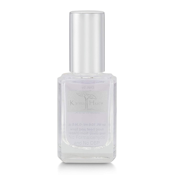 Karma Organic Two in One Base Coat / Top Coat pour femmes - Traitement des ongles non toxique Vegan Cruelty-Free