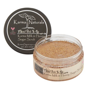 Karma Organic Sugar body scrub-cruelty-free exfoliating scrub for women