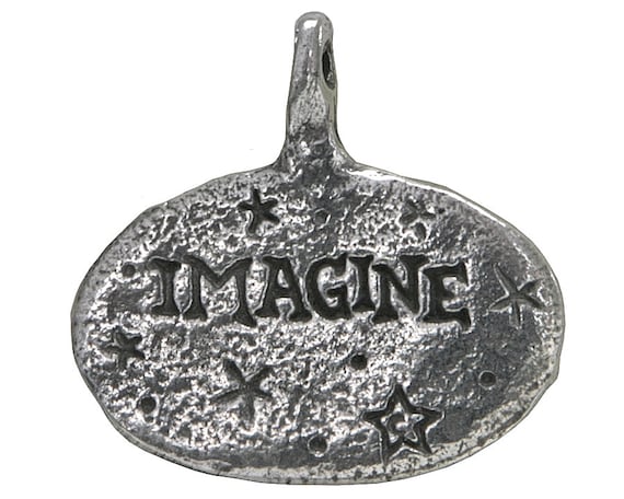 Catfish Imagine Pewter Pendant by Green Girl Studios