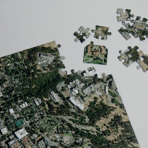 Personalized 'My Hometown' Aerial 400 Piece Map Jigsaw Puzzle The Perfect New Home Gift Our First Home image 4