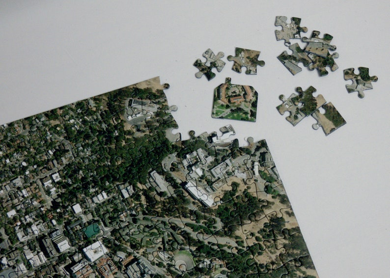 Personalized 'My Hometown' Aerial 400 Piece Map Jigsaw Puzzle The Perfect New Home Gift Our First Home image 4