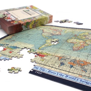 Personalized World Map Jigsaw Puzzle