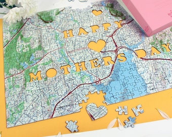 Mother's Day Map Jigsaw Puzzle