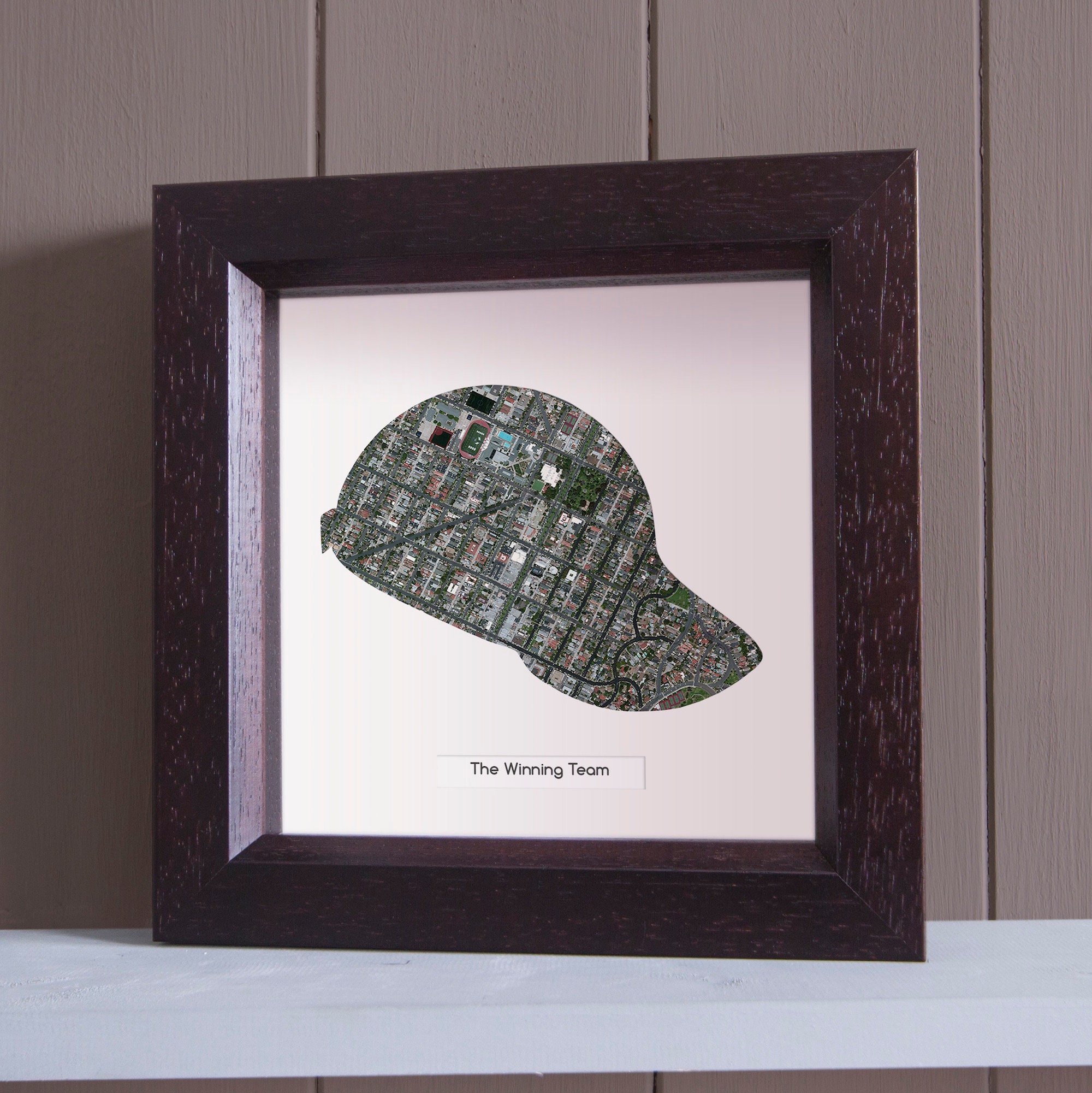 Baseball Cap Personalized Map - Etsy