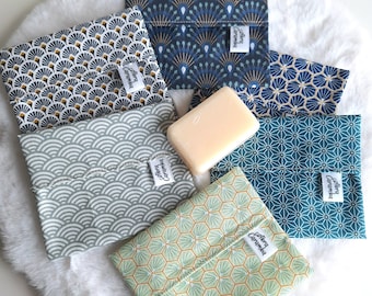Etui à savon / Pochette à savon solide / cosmétiques solides