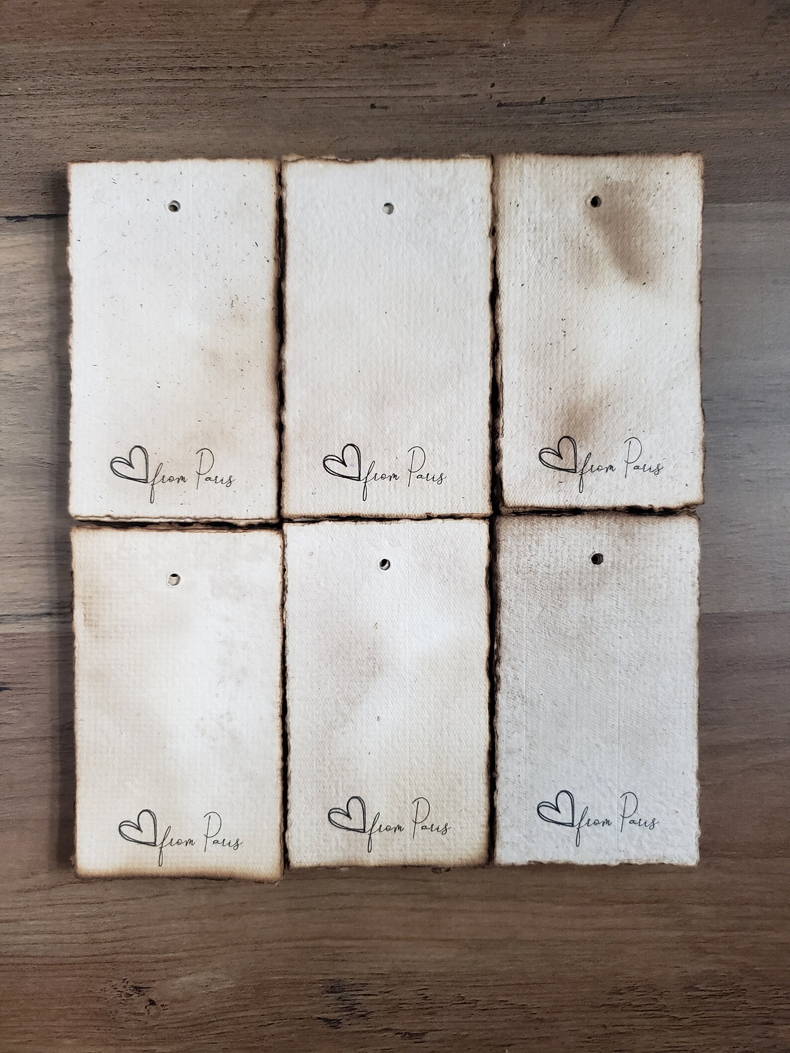 Small Note Tags 100 Sheets of 3.5 X 2 Inch Blank Vintage Note Tags / Custom Vintage ...