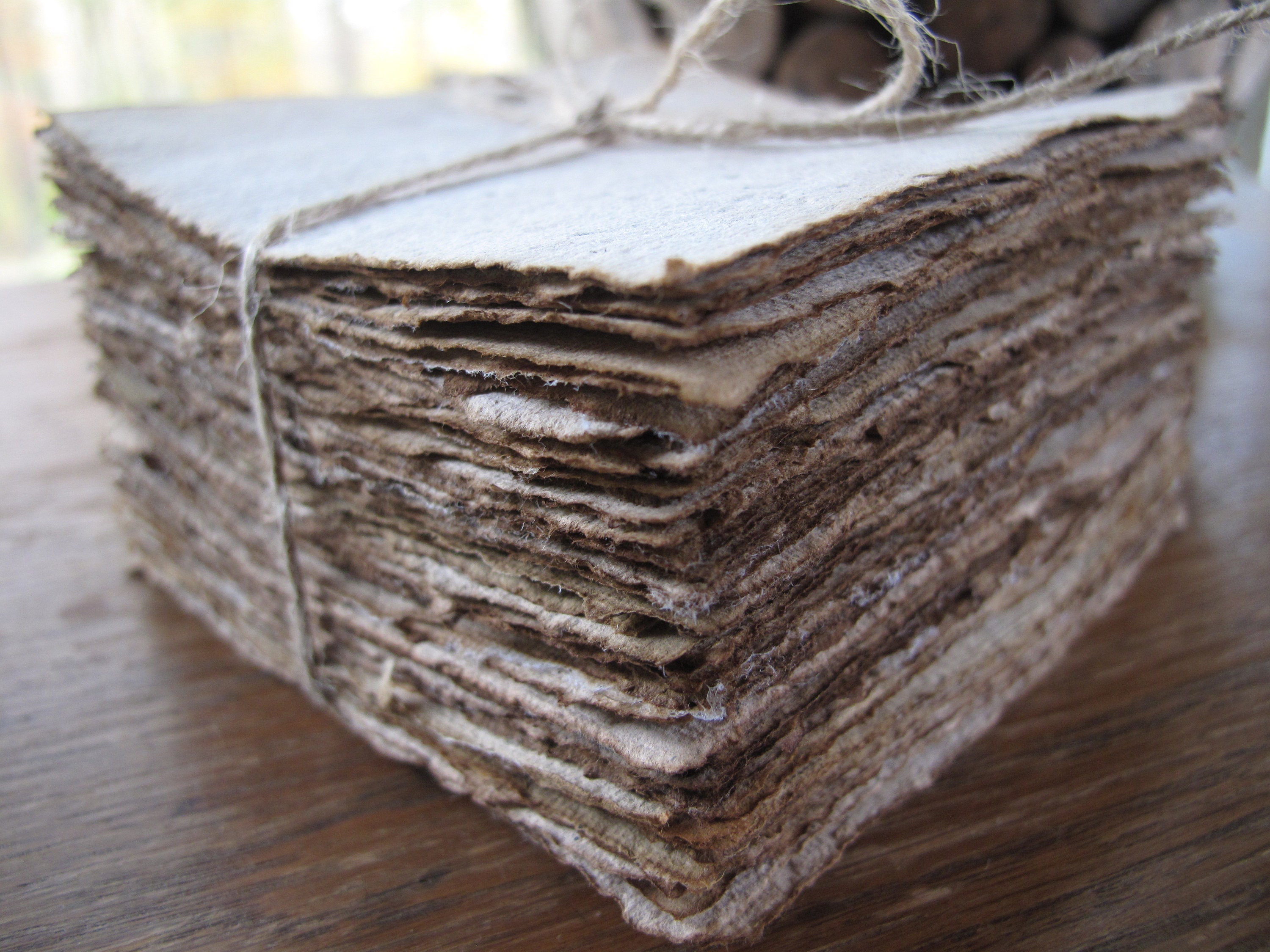 50-100 Sheets of 3x3 Vintage Note Paper/ Distressed Look Paper/ Coffee ...
