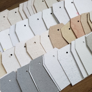 160 unidades de etiquetas em branco/etiquetas de mini pote/etiquetas de mini/etiquetas de presente/etiquetas de guloseimas assadas/feitas à mão em papel reciclado/etiquetas neutras/etiquetas recicladas