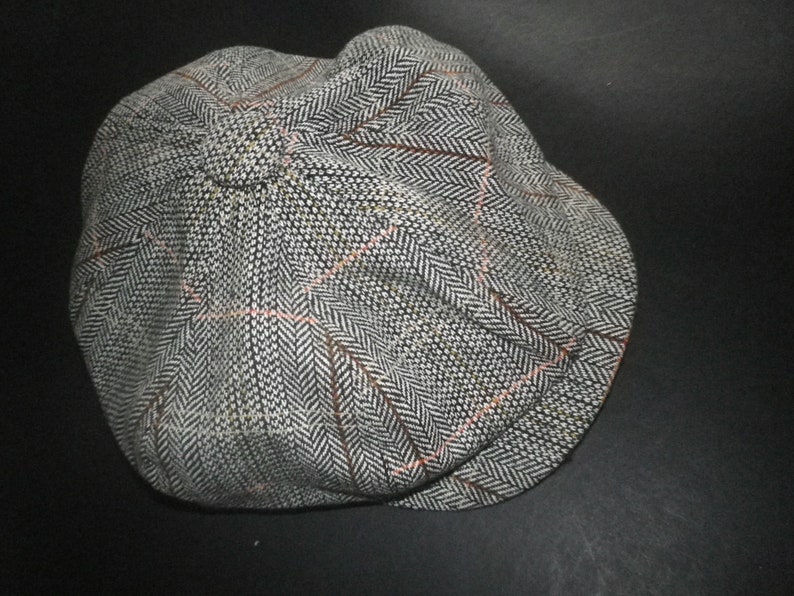 pleat front very Peaky Blinders great special occasion present one size 1940s style BakerPaper Boy lightweight tweed cap