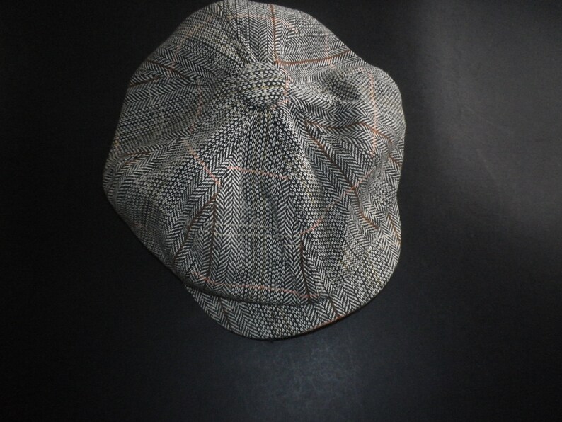 pleat front very Peaky Blinders great special occasion present one size 1940s style BakerPaper Boy lightweight tweed cap