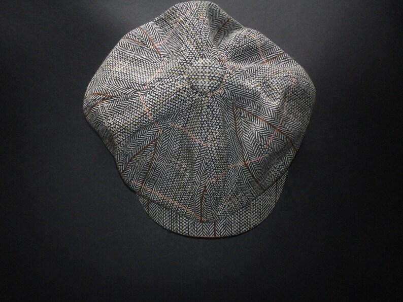 pleat front very Peaky Blinders great special occasion present one size 1940s style BakerPaper Boy lightweight tweed cap
