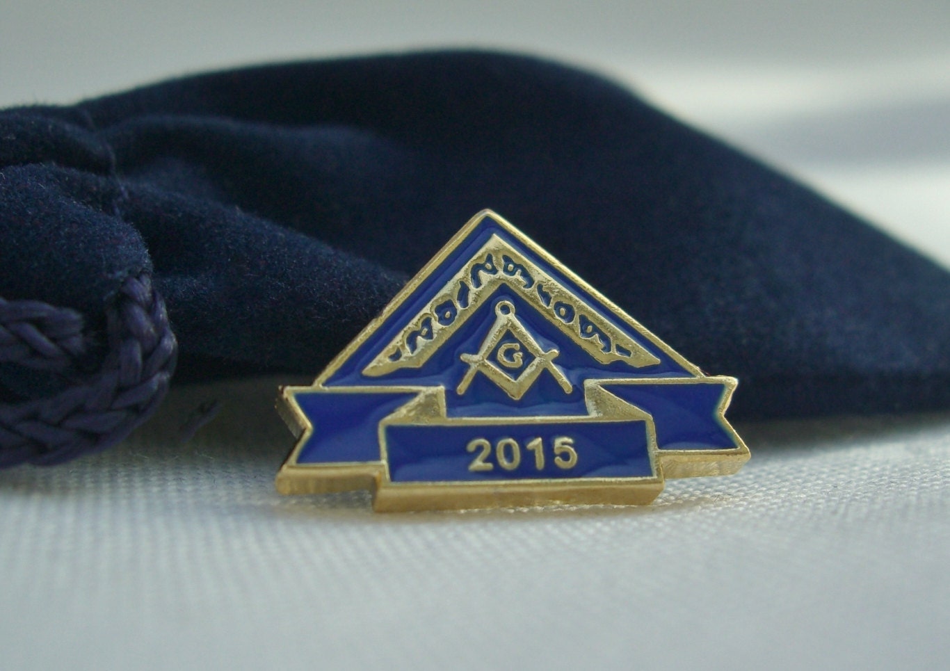 Masonic Worshipful master Badge Lapel Pin Engraved Personalised Box Masonic Worshipful master Badge Lapel Pin Engraved Personalised Box