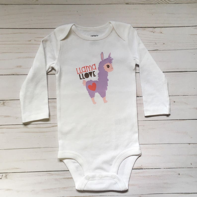 Llama Onesie Llama baby Clothes Llama Baby Bodysuit Etsy