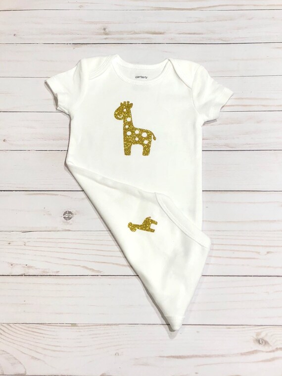 giraffe baby onesie