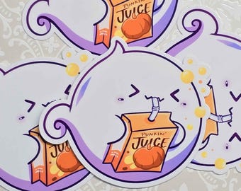 Ghost Pumpkin Juice Sticker 2024