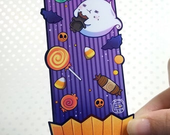 Trick or Treat Ghost Bookmark
