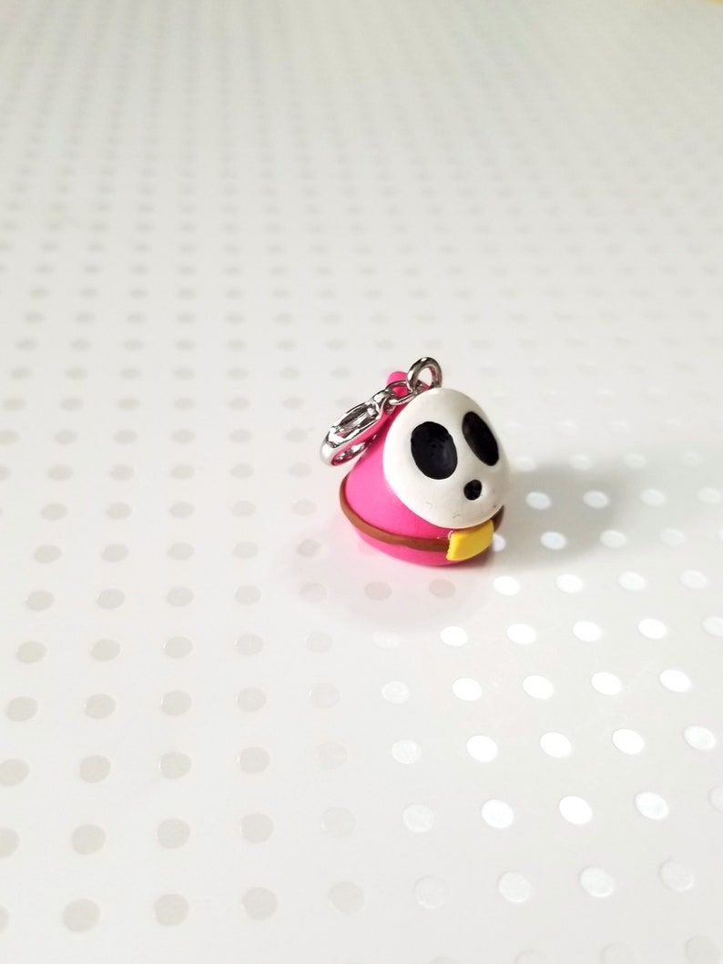 Small Shy Guy Chibi Shy Drop Charms Variety of Colors Pink