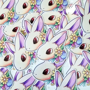 Easter Bunny Egg Flower Sticker 2023 image 3