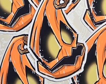 Halloween Punkin Pumpkin Sticker 2024