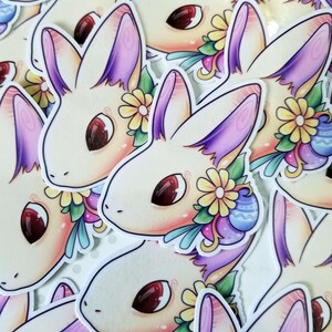 Easter Bunny Egg Flower Sticker 2023 image 4