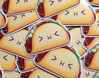 Kawaii Taco Sticker 2022