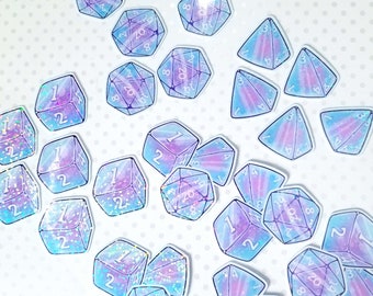 DnD Dice Sticker 2023 Holographic