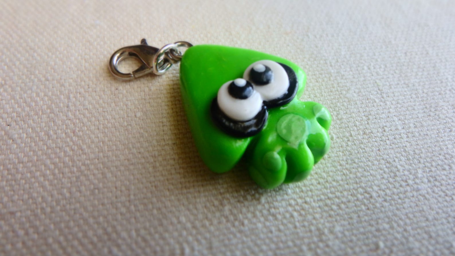 Polymer Clay Squid Keychain Splatoon Inspired Etsy