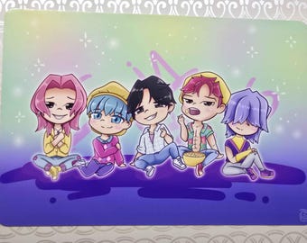 Kpop Demon Hunters Saja Boys Art Print 5x7 2025