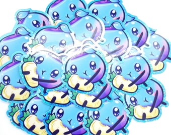 Stardew Valley Junimo Nom Glitter Sticker 2020 Original Design