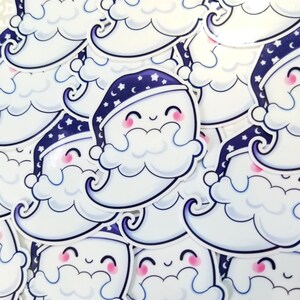Sleepy Ghost Halloween Sticker 2022