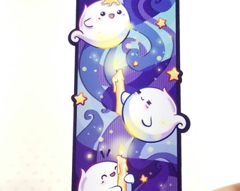 Ghost with Candles Bookmark