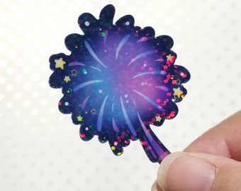 Firework Sticker 2023 Holographic