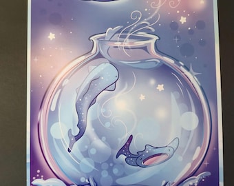 Whale Shark Poster 11x17