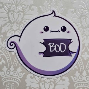 Ghost BOO Sticker 2024