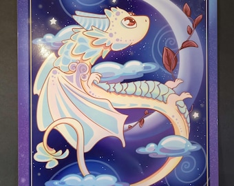 Moon Dragon Poster 11x17
