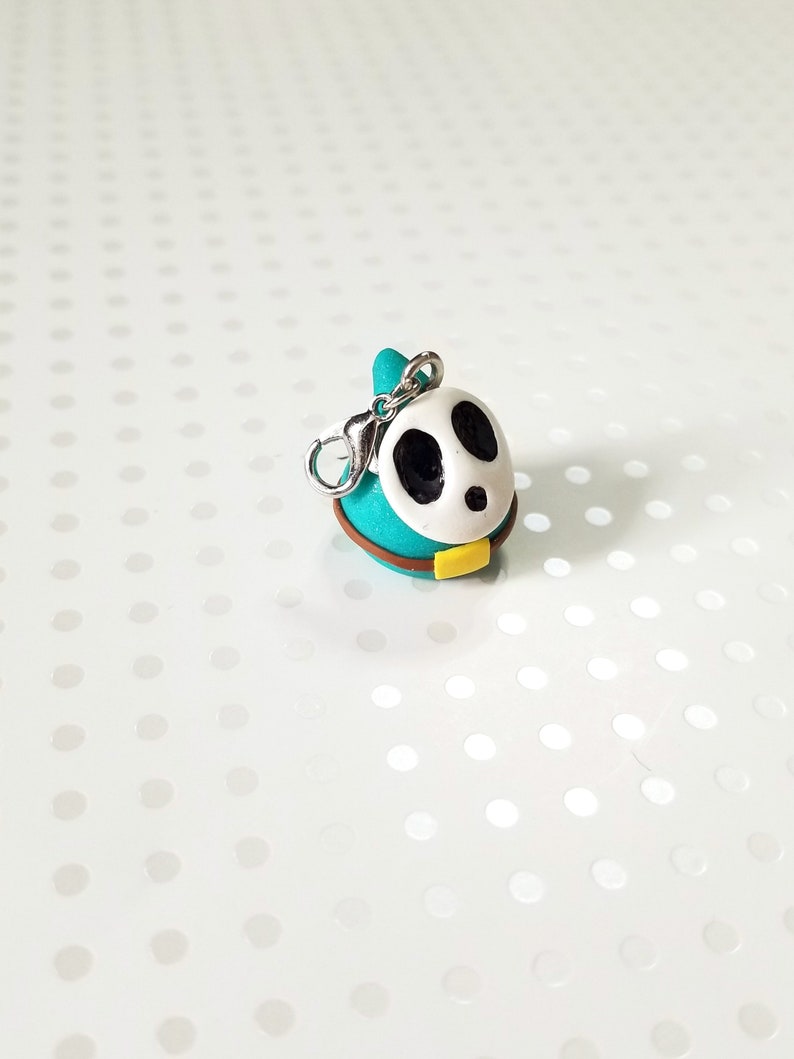 Small Shy Guy Chibi Shy Drop Charms Variety of Colors Teal
