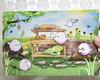 2024 Spring Ghostie Art Print Wall Art Signed 5.7