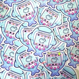 Kawaii Walhai Tamagotchi Jinbegotchi 2022 Sticker