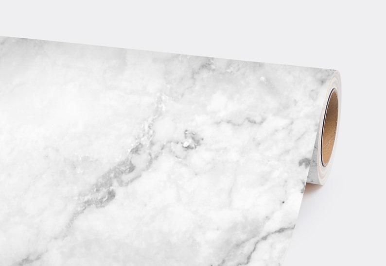 White Marble Removable Wallpaper Stone Texture Wall Mural ...